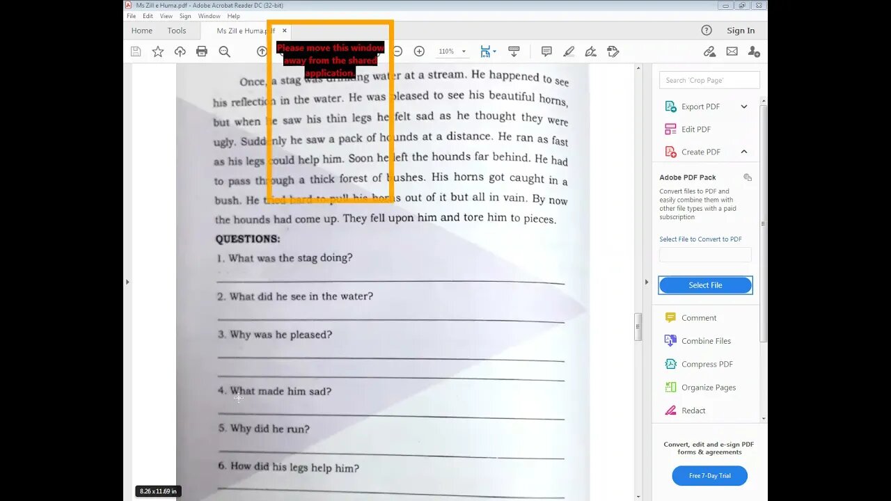 ENG A CLASS 7 22 APRIL 2021