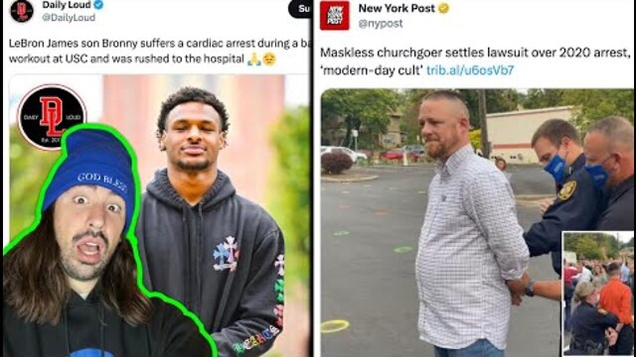 BRONNY JAMES CARDIAC ARREST AT 18, IDAHO MAN WINS 300,000 DOLLARS & NEW JERSEY GOVERNOR GOES NUTS!