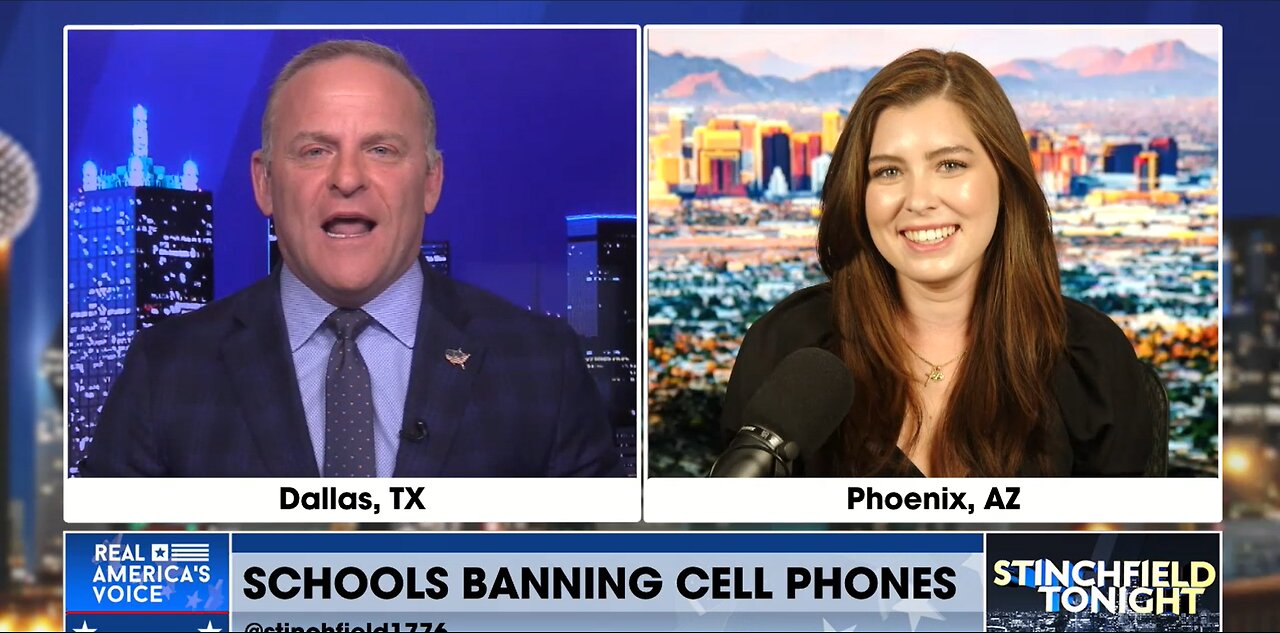 Phones banned at school? Social Media CONTENT WARNINGS? STINCHFIELD - RealAmericasVoice