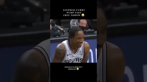 Steph & Derozan clowning during the game