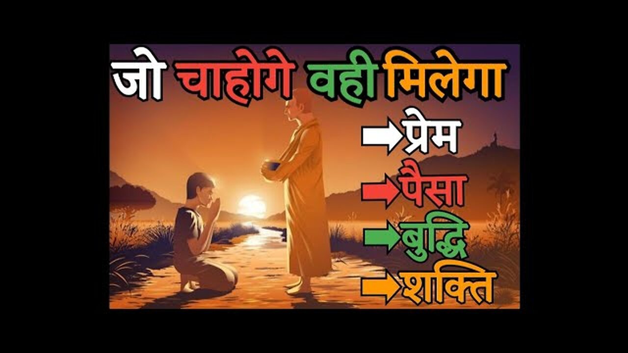 जो चाहोगे वही मिलेगा | विचारों की शक्ति | Buddhist Motivational story on Law of story