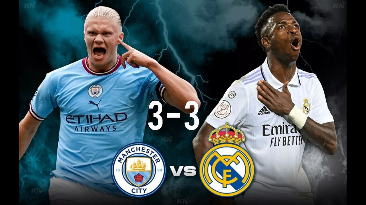 Manchester City Vs Real Madrid UCL quater final highlight