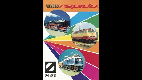 Arnold Modellbahn Katalog von 1974 / 1975