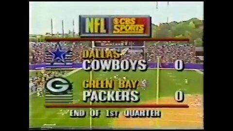 1991-10-06 Dallas Cowboys vs Green Bay Packers