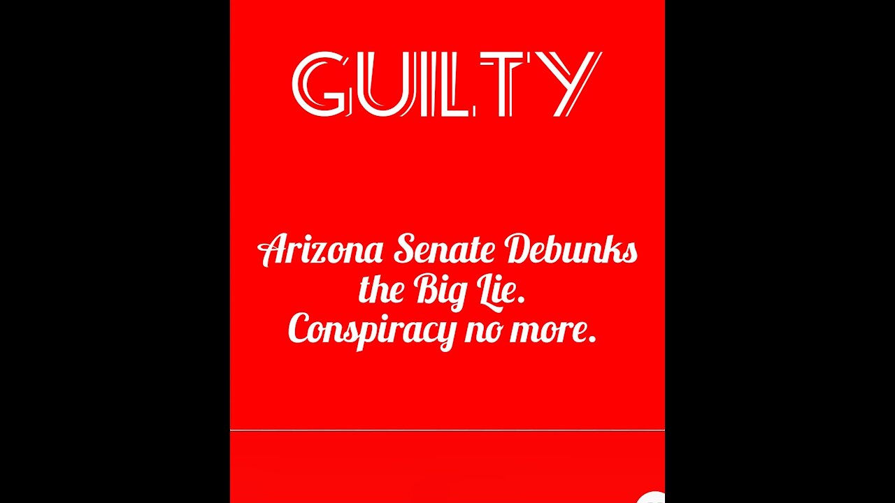 🔥ARIZONA SENATE ELECTION FRAUD