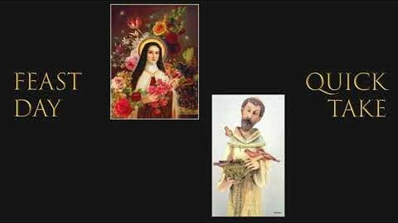 Irresistible: Saints Francis and Therese