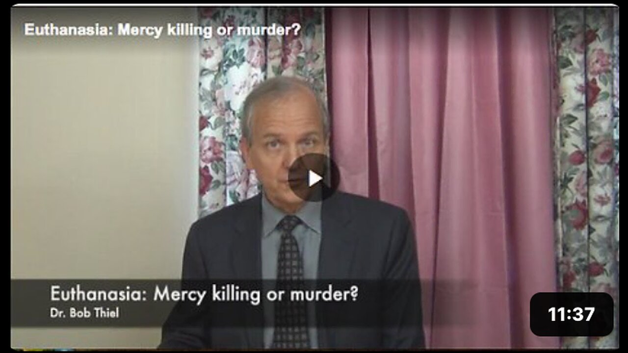 Listen to the discussion on whether euthanasia is mercy killing or murder