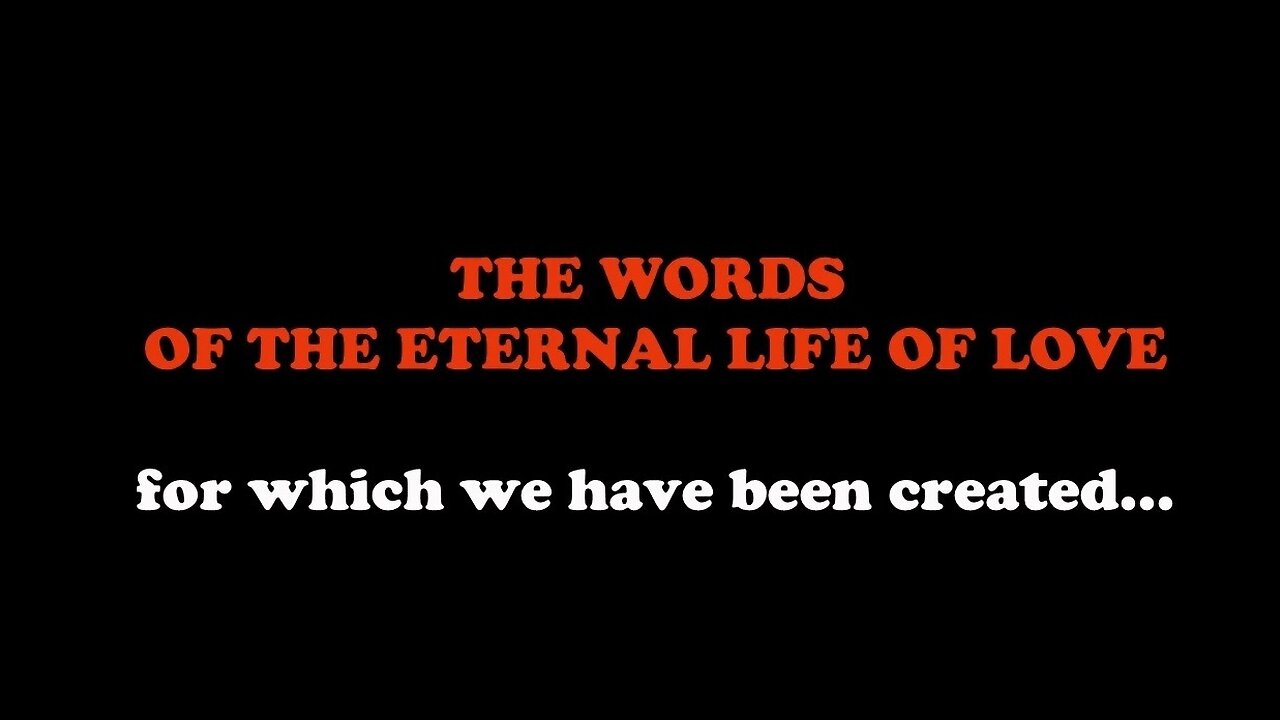 The Words of Eternal Life