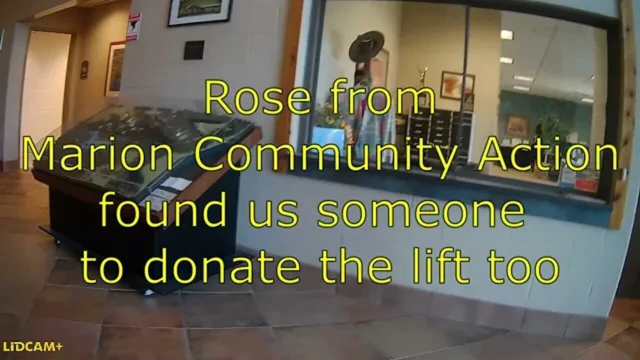 Found somewhere to donate the lift