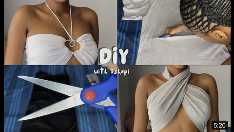 DIY with TSHEPI: 4 Easy 5 Minutes Clothing Pieces