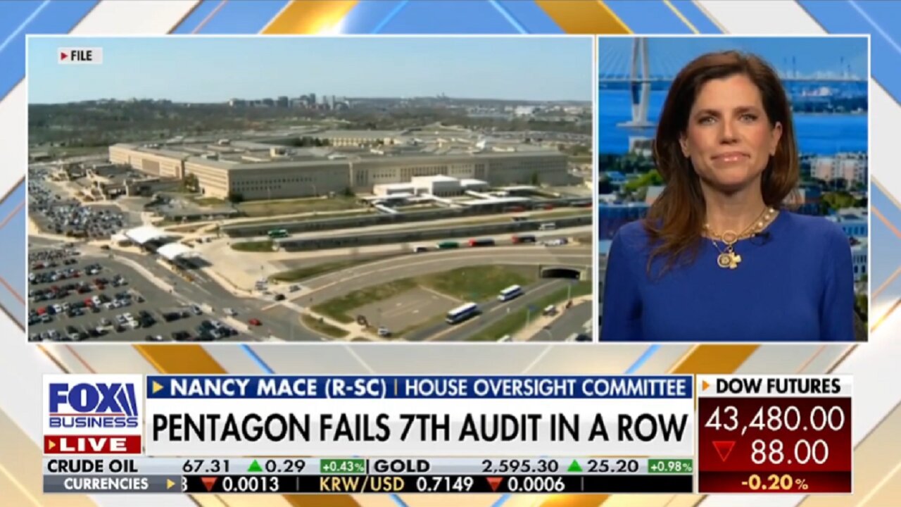 Rep. Nancy Mace on Pentagon failed audit: No one is ever fired when they can't find the money