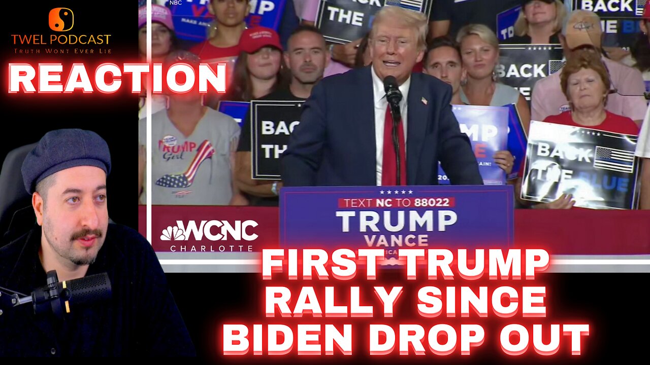 Donald Trump Rally Charlotte - First Rally Since Biden Drop Out