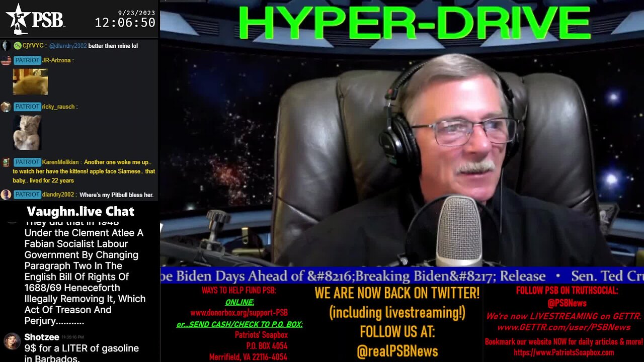 2023-09-24 00:00 EDT - Hyper-Drive "The Early Edition": with Thumper