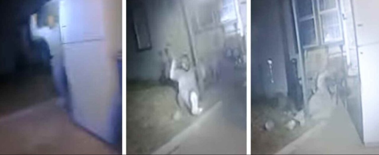 Despite being shot, an unarmed man repeatedly obeys the ‘Hands Up' order.
