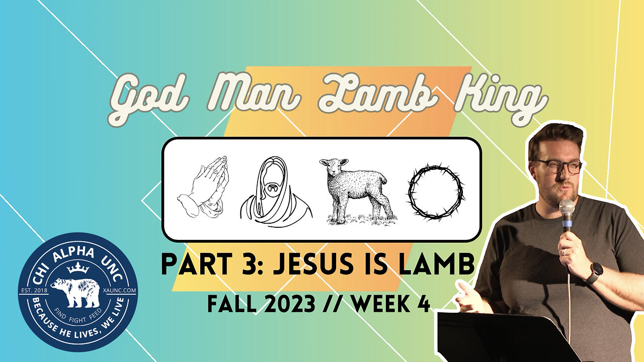 GOD, MAN, LAMB, KING // Part 3: Jesus is Lamb // Fall 2023: Week 4