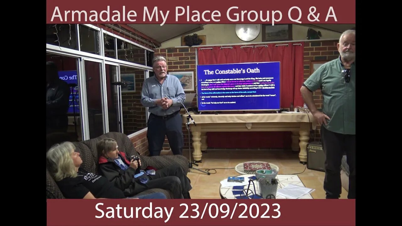 Q & A at Armadale My Place presentation