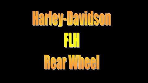 Harley Davidson FLH Rear Wheel