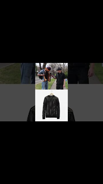 Why He's Wearing a See Through Shirt