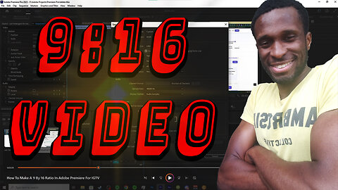 How To Make A 9:16 Ratio In Adobe Premiere For IGTV