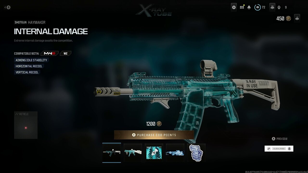 X-Ray Tube Weapon Bundle - Bought Via Blueprint Store