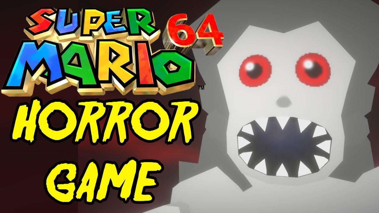 Super Mario 64 Horror Game! Scary Ghost Peach Reaction - ABrandonToThePast