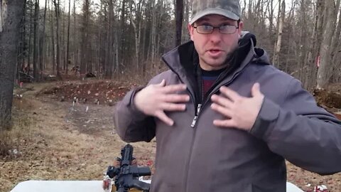 Radical AR-15 pistol Steel Rim Penetration at 100 yards