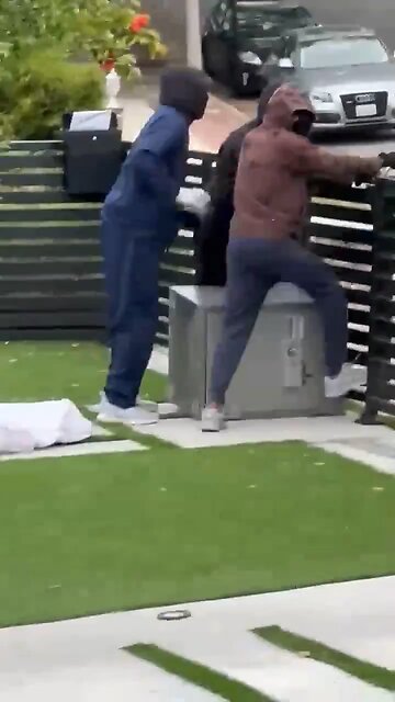 Los Angeles Police Seek Suspects in Broad Daylight Safe Theft