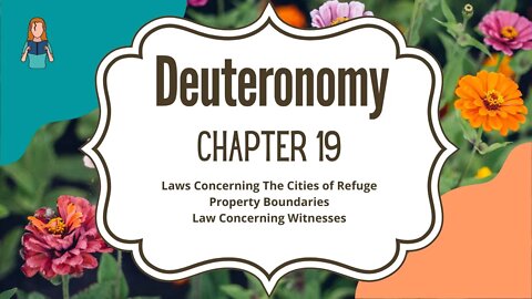 Deuteronomy Chapter 19 | NRSV Bible Reading