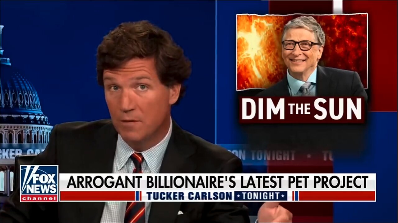 Solar Geo-Engineering | What Exactly Is Solar Geo-Engineering? "Bill Gates Is Now Backing Something Called Sun Dimming Technology That Would Reflect Sunlight Out of the Earth's Atmosphere Causing Global Cooling." - Tucker Carlson