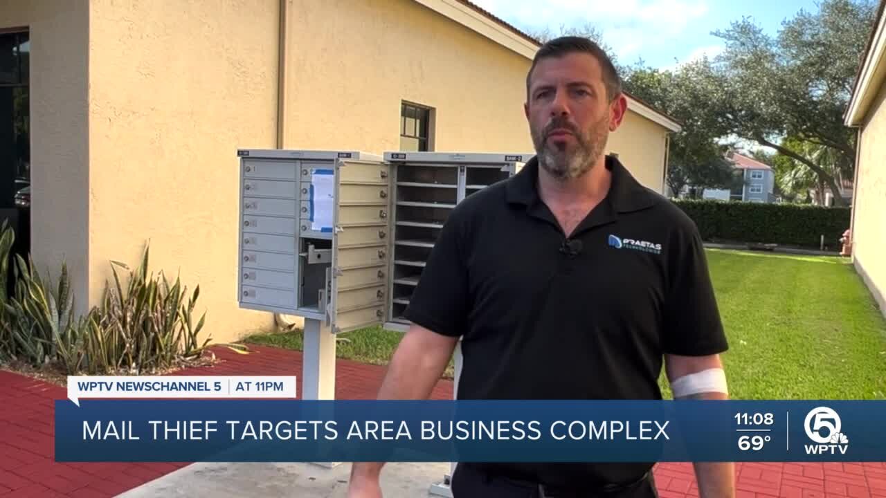 Postal Service seeks suspect who stole mail from business complex in Palm Beach Gardens