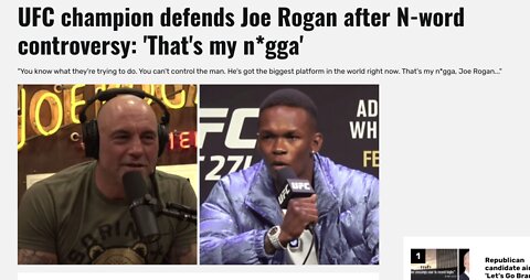 UFC Champ calls Joe Rogan "My N word"