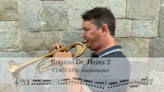 Rotinas Diárias para Trompete - Parte II(01) [STACCATO] - Cont. Schlueter's Staccato, com Dr. Heinz