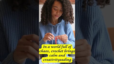 In a world full of chaos - Crochet is your answer #crocheting #crochet #