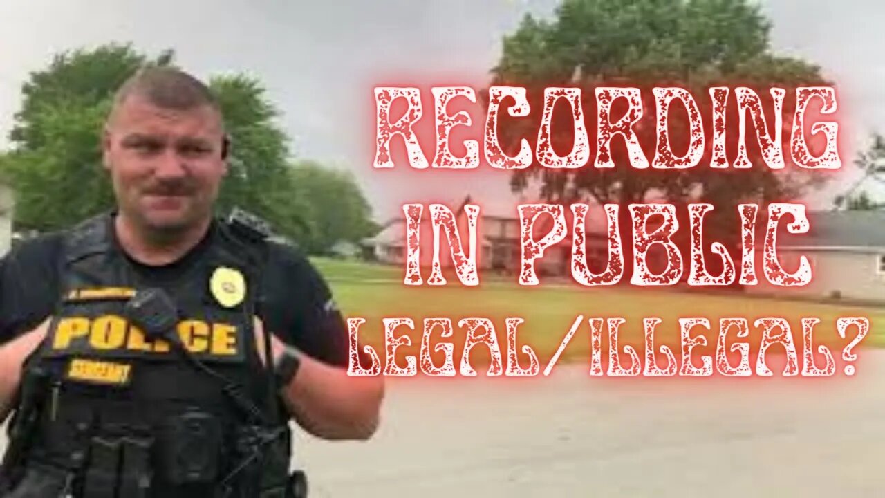 Episode 3: 1st Amendment Update Cops Called 6 Mins Response Time..Is It Legal to Record in Public