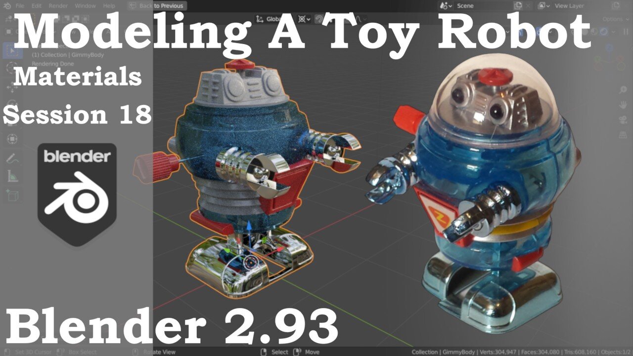 Modeling A Toy Robot, Materials, Session 18