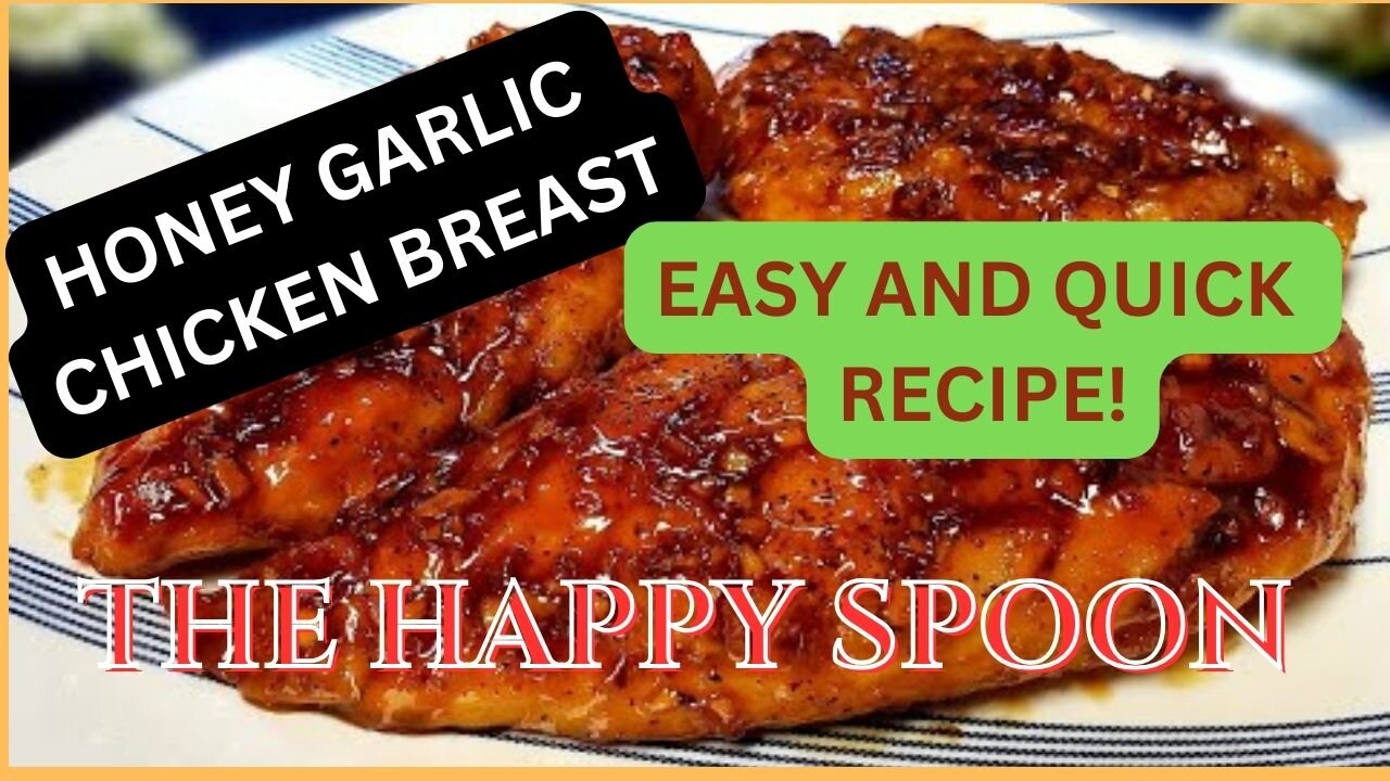 HONEY GARLIC CHICKEN BREAST THIS! EASY AND QUICK RECIPE!