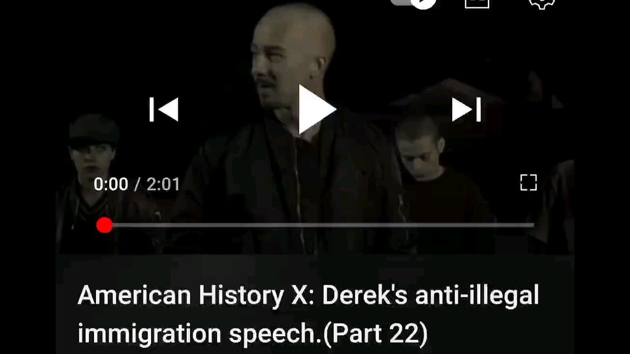 American History x - Immigrants are illegal