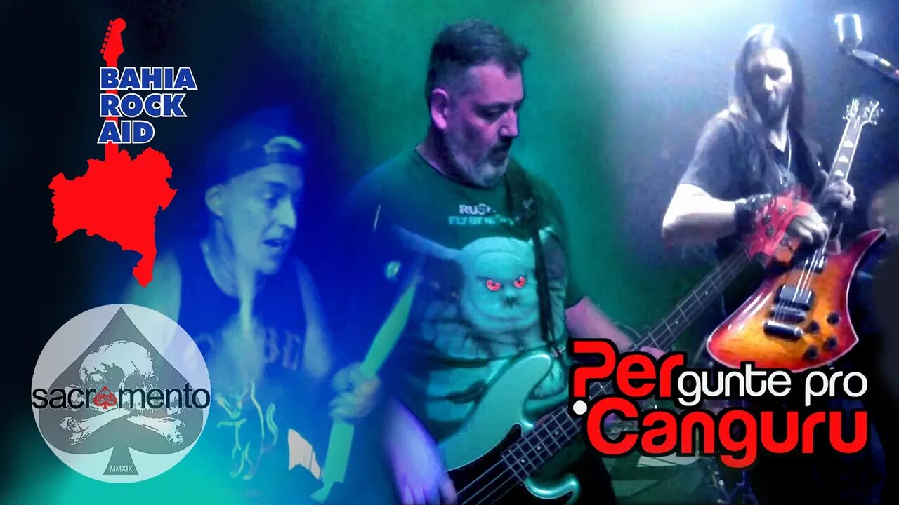 BACKSTAGE - BAHIA ROCK AID - BANDA SACRAMENTO - PERgunte pro CANGURU