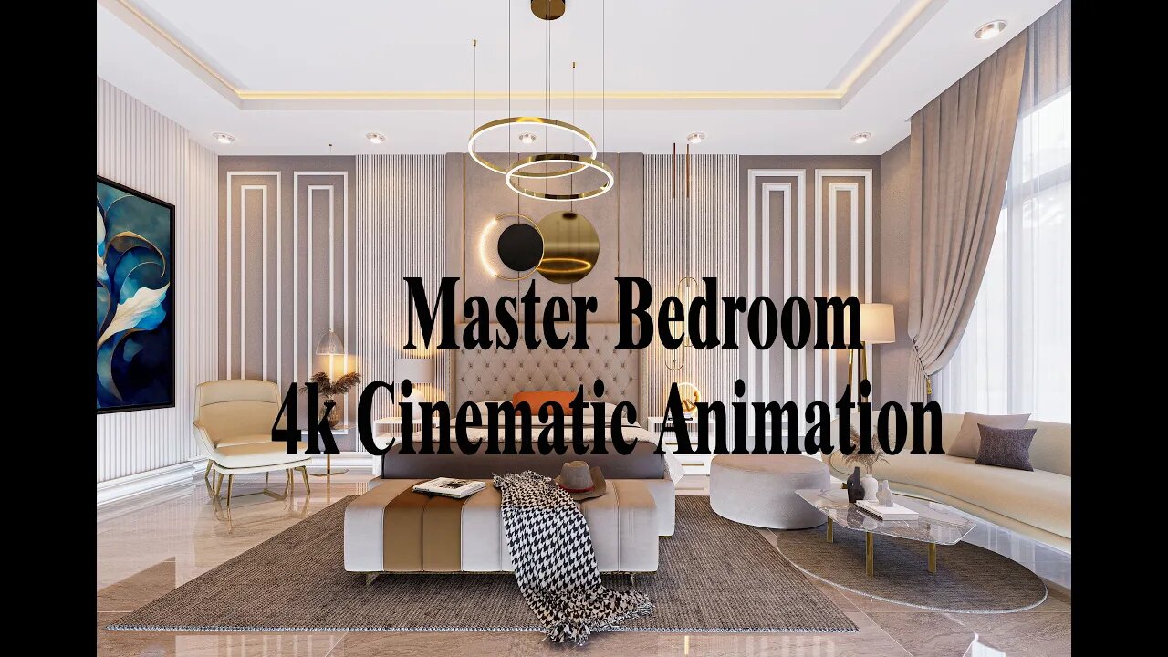 Cinematic Animation | D5 Render | Bedroom 4K|Modeling in 3dmax