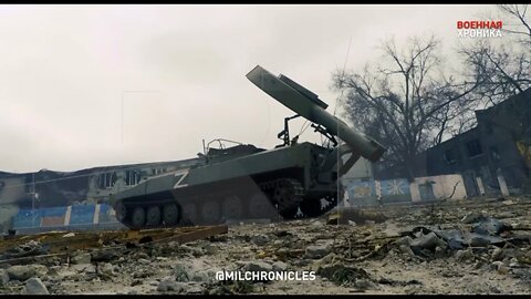 UR-77 being used by Russians in Mariupol