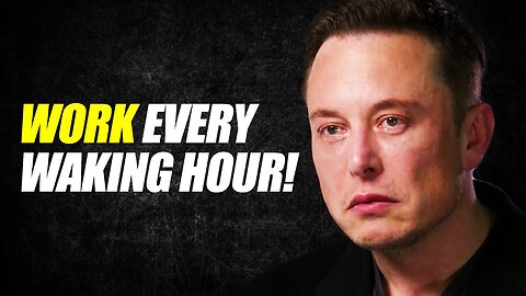 WORK EVERY WAKING HOUR - Motivational Speech