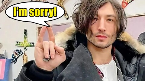 Ezra Miller is SORRY!