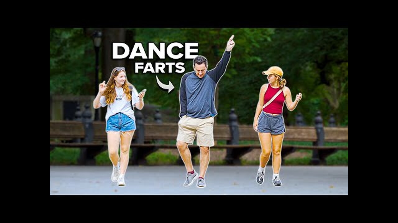 Dance Fart FEVER! Funny Fart Prank in Central Park!