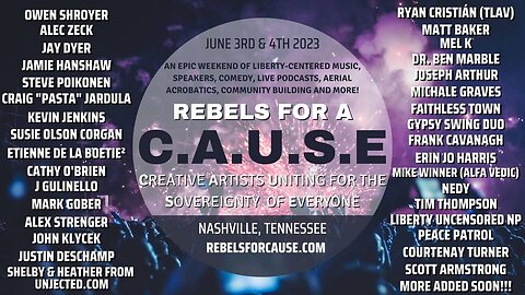 Nashville Event!! June 3rd/4th with Owen Shroyer, Jay Dyer & So Many More!!!!