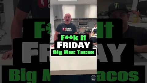 Dana White's F**k It Friday: Big Mac Tacos #danawhite #shorts