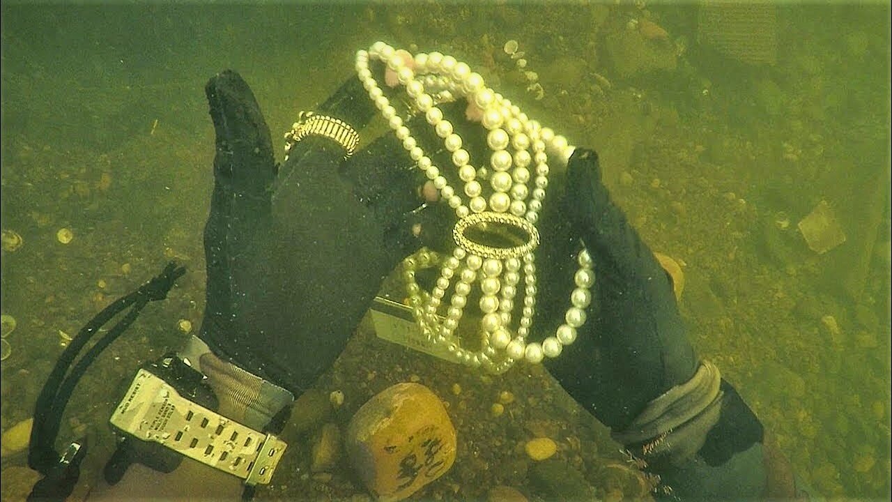 Found Jewelry Underwater in River