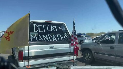 The People’s convoy Rollin4freedom to California