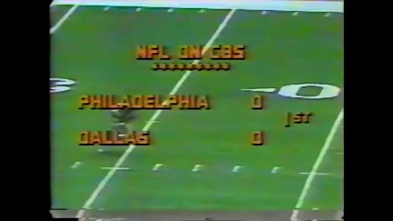 1978-10-22 Philadelphia Eagles vs Dallas Cowboys
