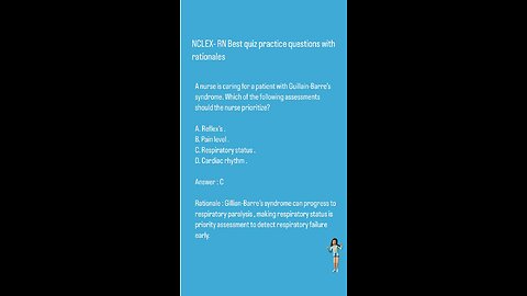 NCLEX- RN Professional standard quiz questions with rationals