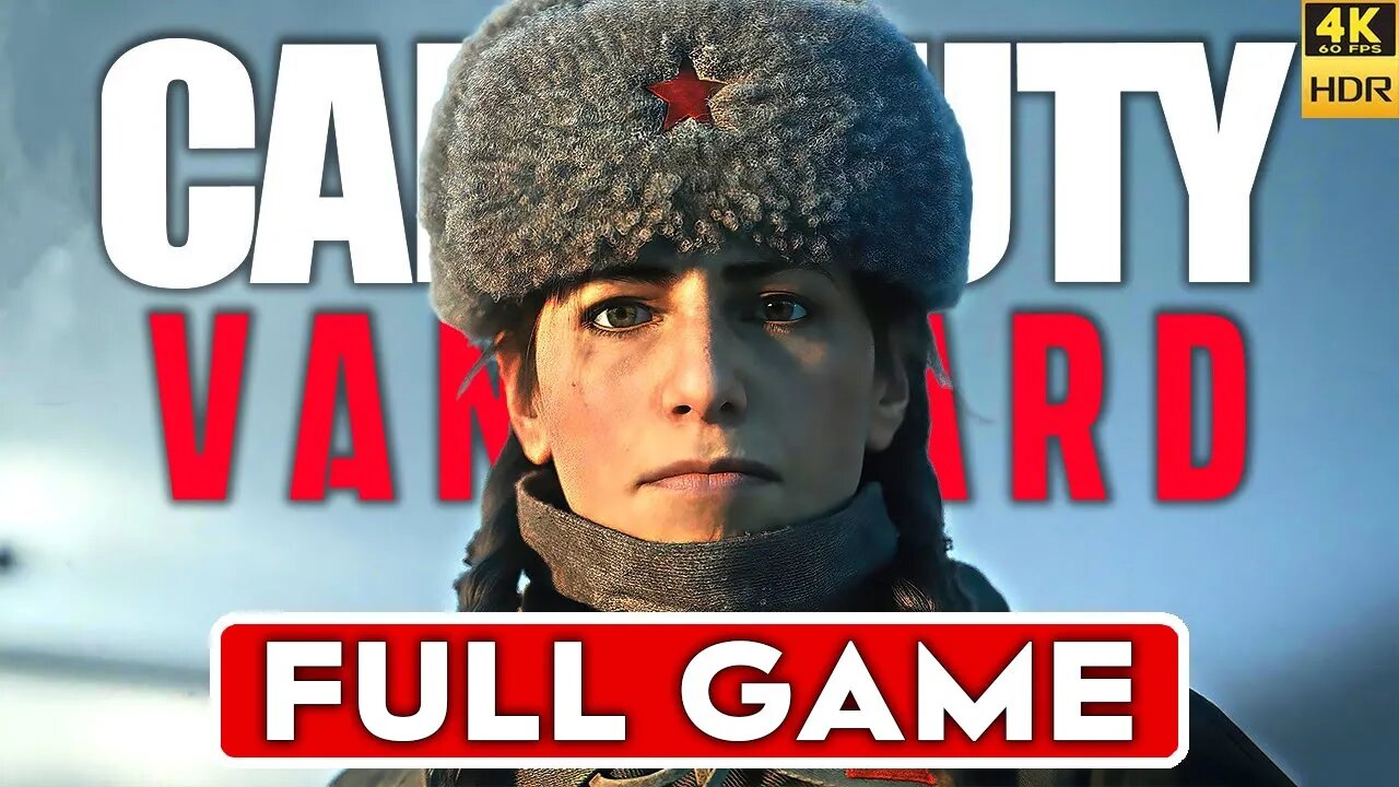 CALL OF DUTY VANGUARD Walkthrough Part 1 FULL GAME [4K 60FPS HDR XBOX SERIES X] - No Commentary